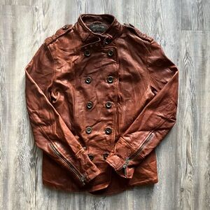 Vintage Rare John Varvatos X Converse Leather Jacket